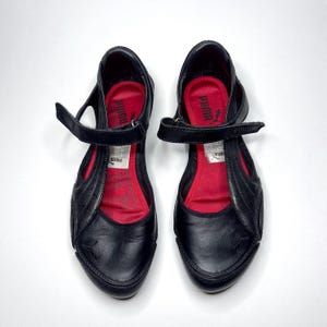 希少　00s PUMA flat shoes black red 希少 00s PUMA flat shoes black red Vintage Puma Ballet Flats