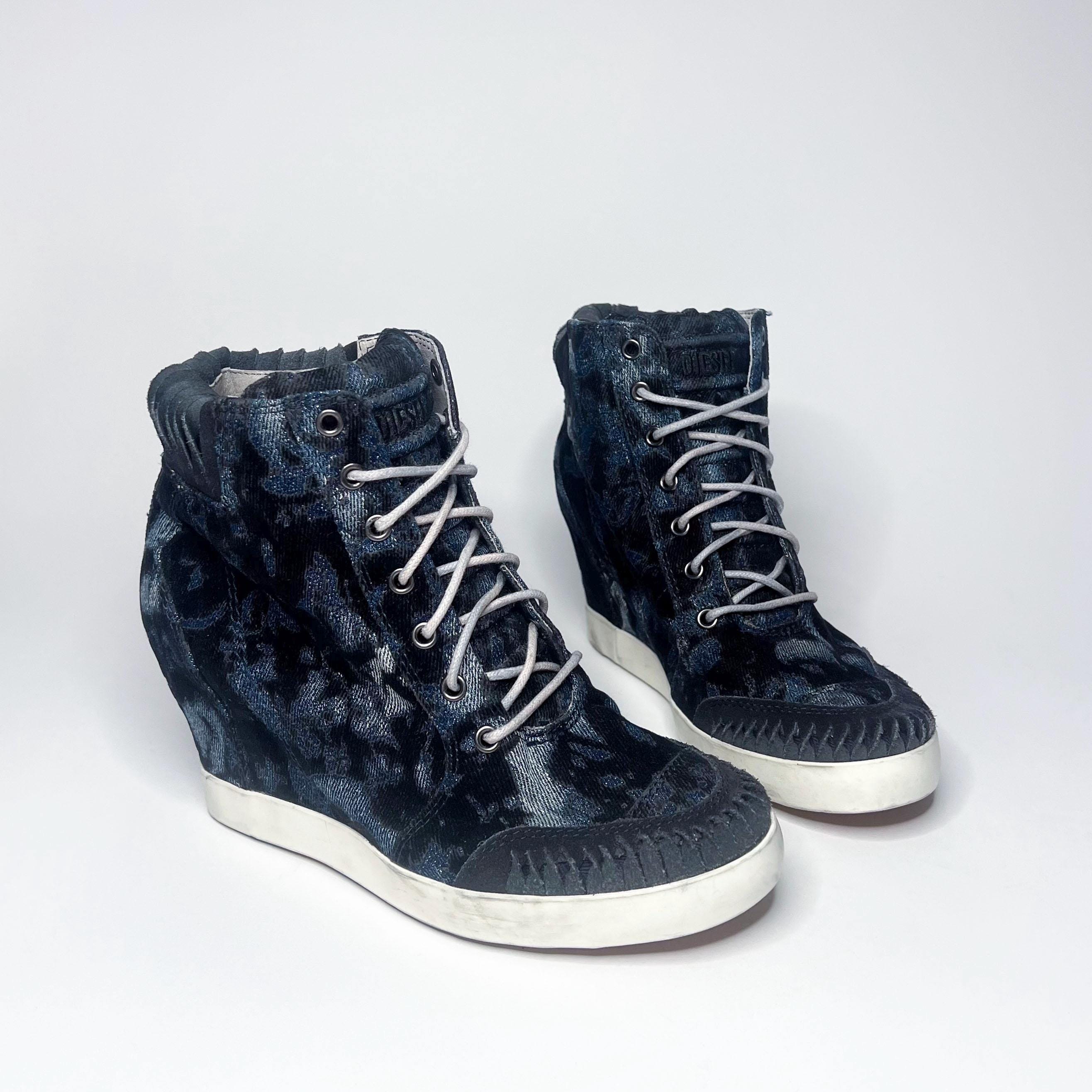Diesel Marant Style Wedge Sneakers - Etsy