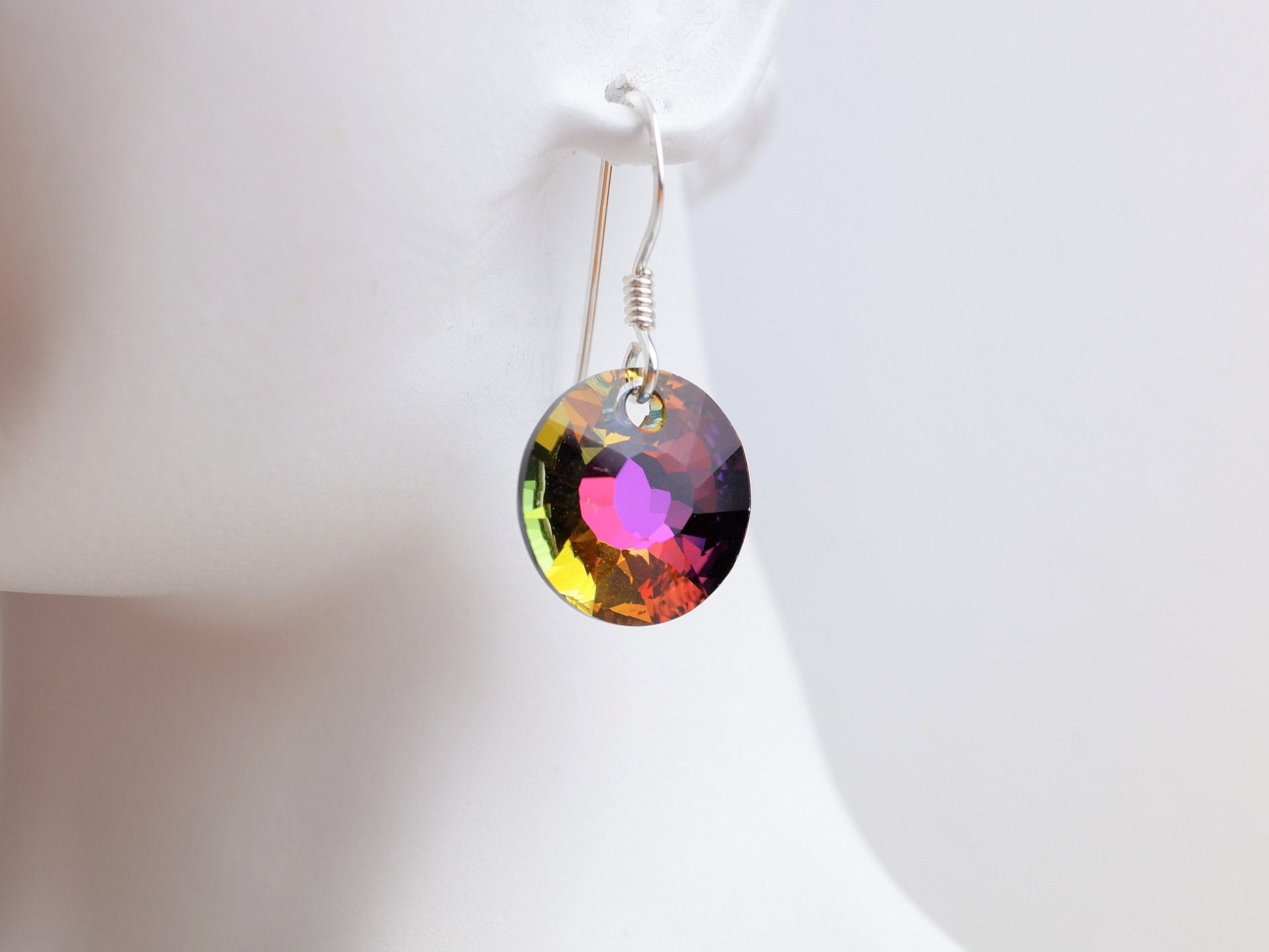 swarovski sun earrings