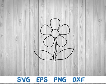 Free Free 256 Daisy Flower Outline Svg SVG PNG EPS DXF File