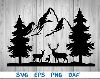 Download Deer Family Svg Etsy