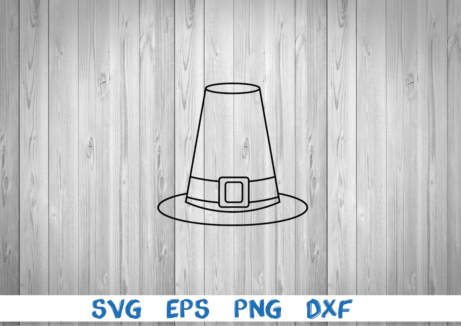 Pilgrim Hat Silhouette Picture Svg Png Eps Dxf Digital Etsy