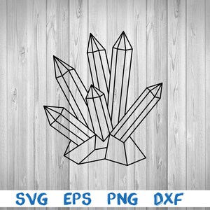 Crystal, picture, svg, png, eps, dxf, digital download file