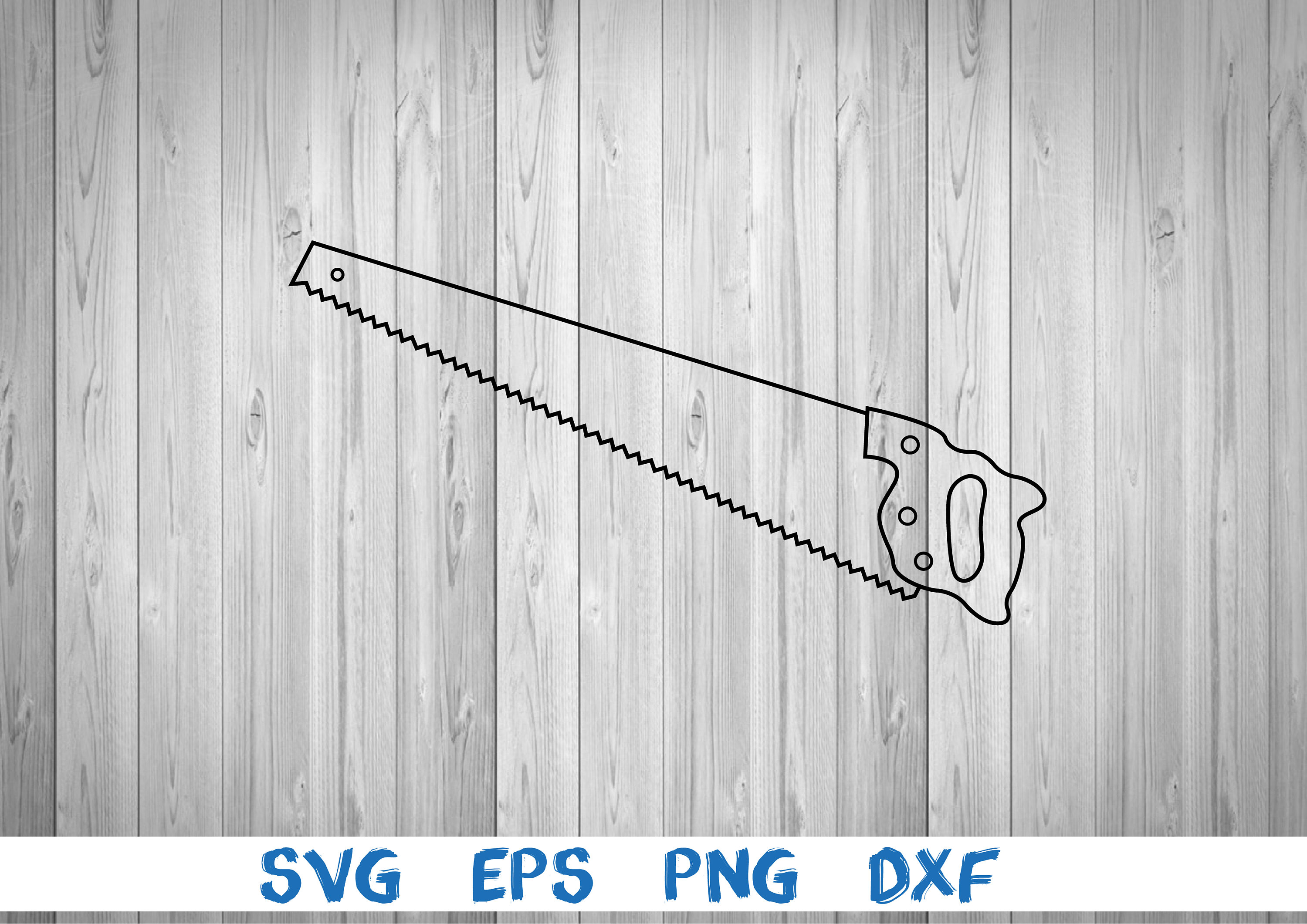 Handsaw Hand Saw Silhouette Picture Svg Png Eps Dxf Etsy