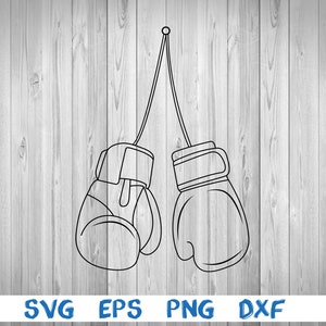 Boxing gloves, hanging boxing gloves, svg, png, eps, dxf, digital download file