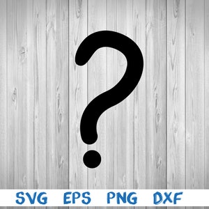Fragezeichen, Silhouette, Bild, svg, png, eps, dxf, digitaler Download