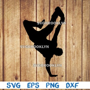 Breakdancer, silhouette, breakdance, breakdancing, man, svg, png, eps, dxf, digital file