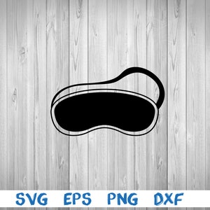 Sleeping mask, silhouette, picture, svg, png, eps, dxf, digital download file