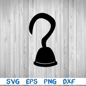 Pirate hook, picture, svg, png, eps, dxf, digital download file