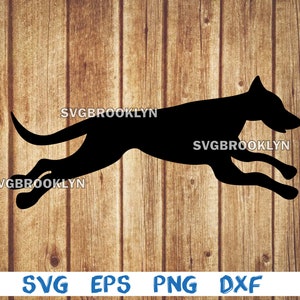 Puede incluir: Silueta negra de un perro corriendo, con el texto "SVGBROOKLYN" repetido tres veces.