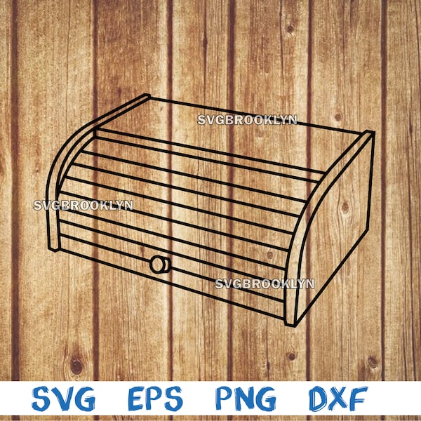 Breadbox, bread box, outline, svg, png, eps, dxf, digital file