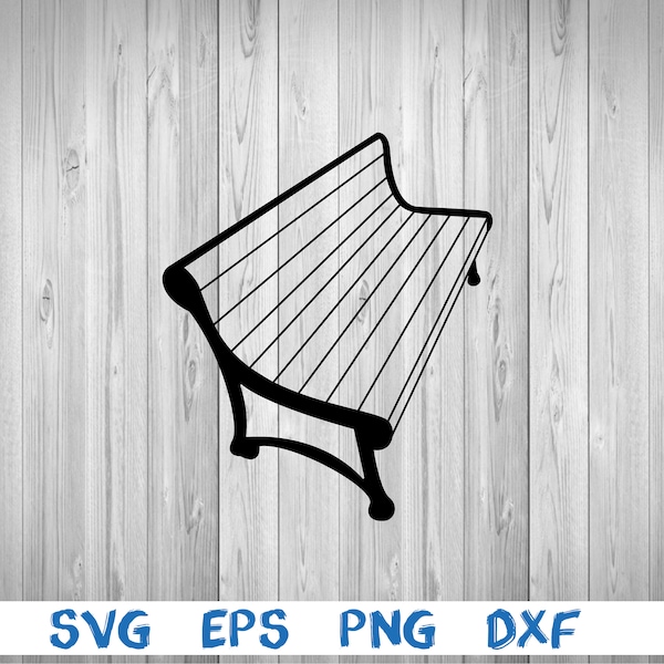 Park Bench Dxf Files - Etsy