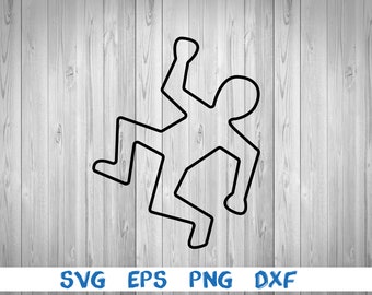 Crime scene, svg, png, eps, dxf, digital cricut file