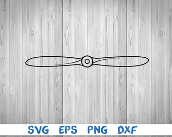 Hélice, hélice de avión, hélice de avión, silueta, imagen, svg, png, eps, dxf, archivo de descarga digital