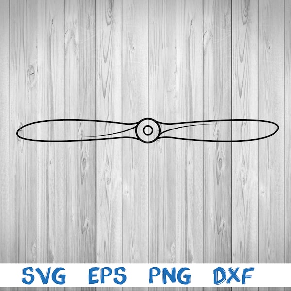 Propeller, plane propeller, airplane propeller, silhouette, picture, svg, png, eps, dxf, digital download file