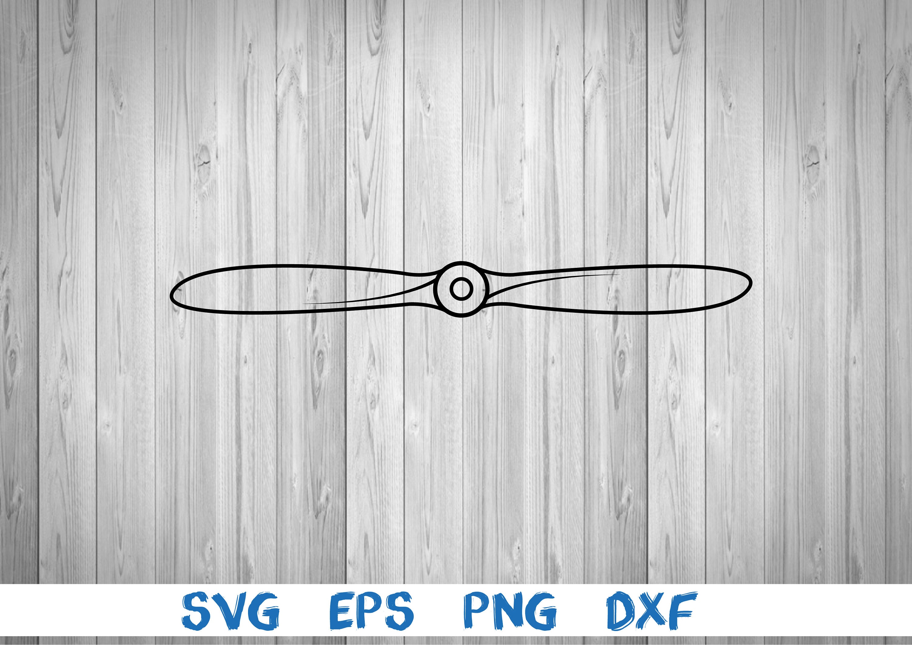 Propeller plane propeller airplane propeller silhouette Etsy