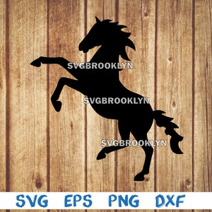 Rearing horse, rising horse, silhouette, picture, svg, png, eps, dxf, digital download file