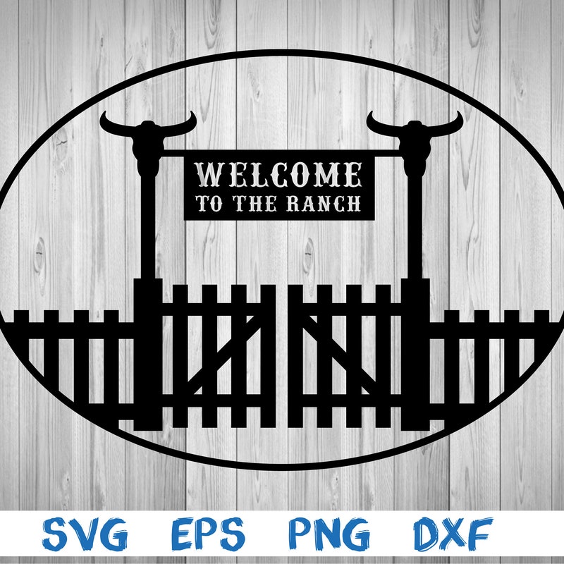 The Ranch Svg Welcome to the Ranch Svg - Etsy
