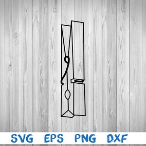 Clothespin, silhouette, picture, svg, png, eps, dxf, digital download file