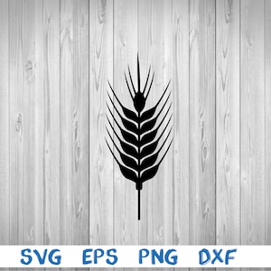 Weizen, Weizen Ohr, Silhouette, Bild, svg, png, eps, dxf, digitaler Download Datei