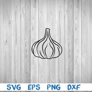 Garlic, outline, food, kitchen, picture, svg, png, eps, dxf, digital file