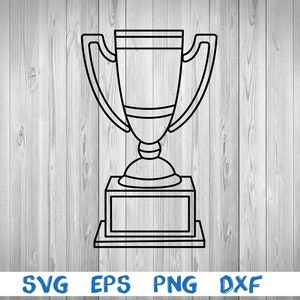 Trophy cup, cup, silhouette, picture, svg, png, eps, dxf, digital download file