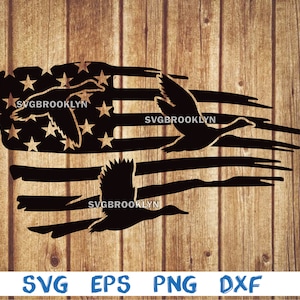 Duck, ducks into usa flag, usa flag, hunting, hunter, svg, png, eps, dxf, digital file