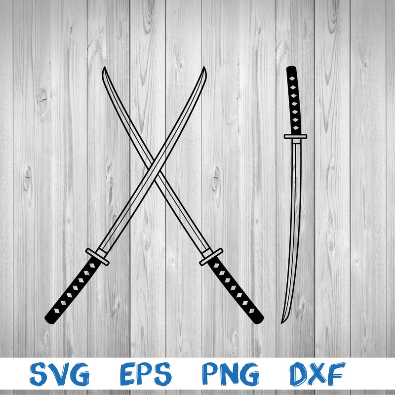 Katana Dxf File - Etsy