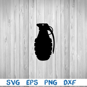 Grenade, hand grenade, silhouette, military, army, picture, svg, png, eps, dxf, digital file