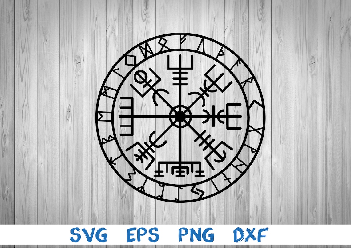 Viking Calendar Viking Compass Norse Symbol Viking Symbol Etsy