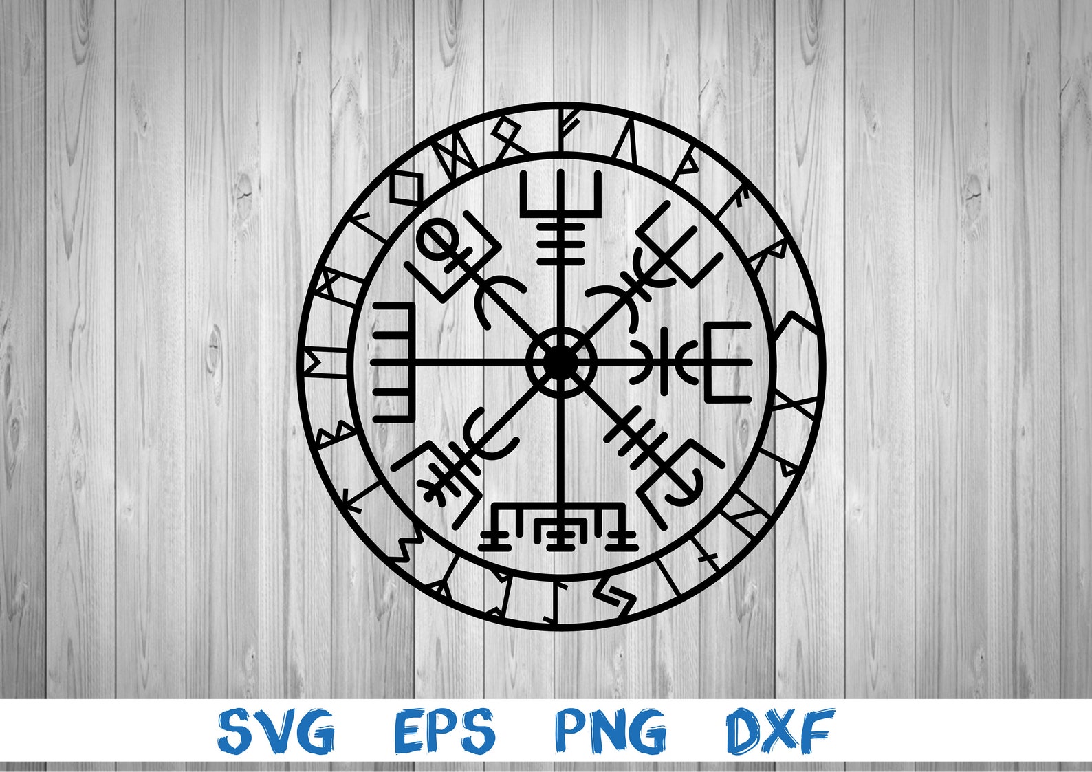 Viking Calendar Viking Compass Norse Symbol Viking Symbol Etsy