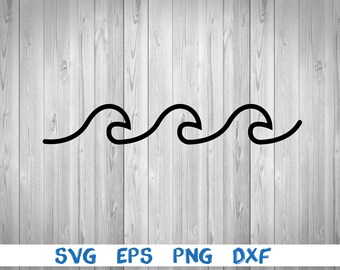 Våg, vågor, silhuett, bild, svg, png, eps, dxf, digital nedladdningsfil