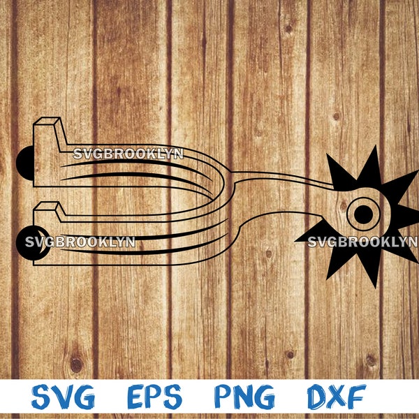 Spur, spurs, boot spurs, picture, svg, png, eps, dxf, digital cricut file