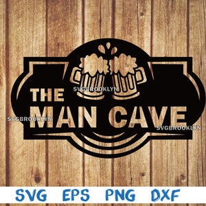 The man cave, man cave, logo, design, icon, svg, png, eps, dxf, digital file