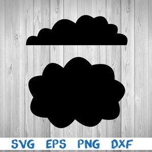 Cloud, clouds, silhouette, picture, svg, png, eps, dxf, digital download file