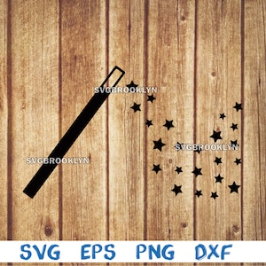 Magic wand, stars, magic, magician, svg, png, eps, dxf, digital file