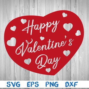 Heart, text, valentine&#39;s day, picture, svg, png, eps, dxf, digital cricut file
