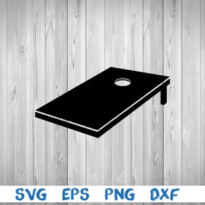 Cornhole, cornhole board, game, silhouette, picture, svg, png, eps, dxf, digital download file