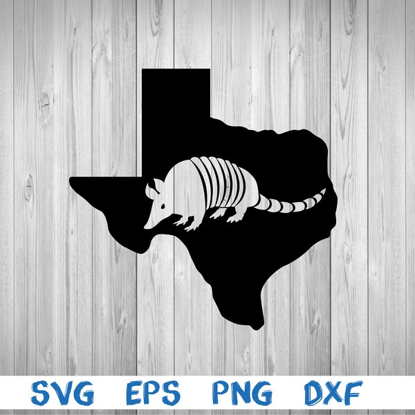Texas map and armadillo, texas map, armadillo, design, picture, silhouette, svg, png, eps, dxf, digital cricut file