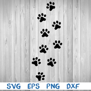 Hondenpoot, hondenpootafdruk, hondenpootspoor, silhouet, beeld, svg, png, eps, dxf, digitaal downloadbestand