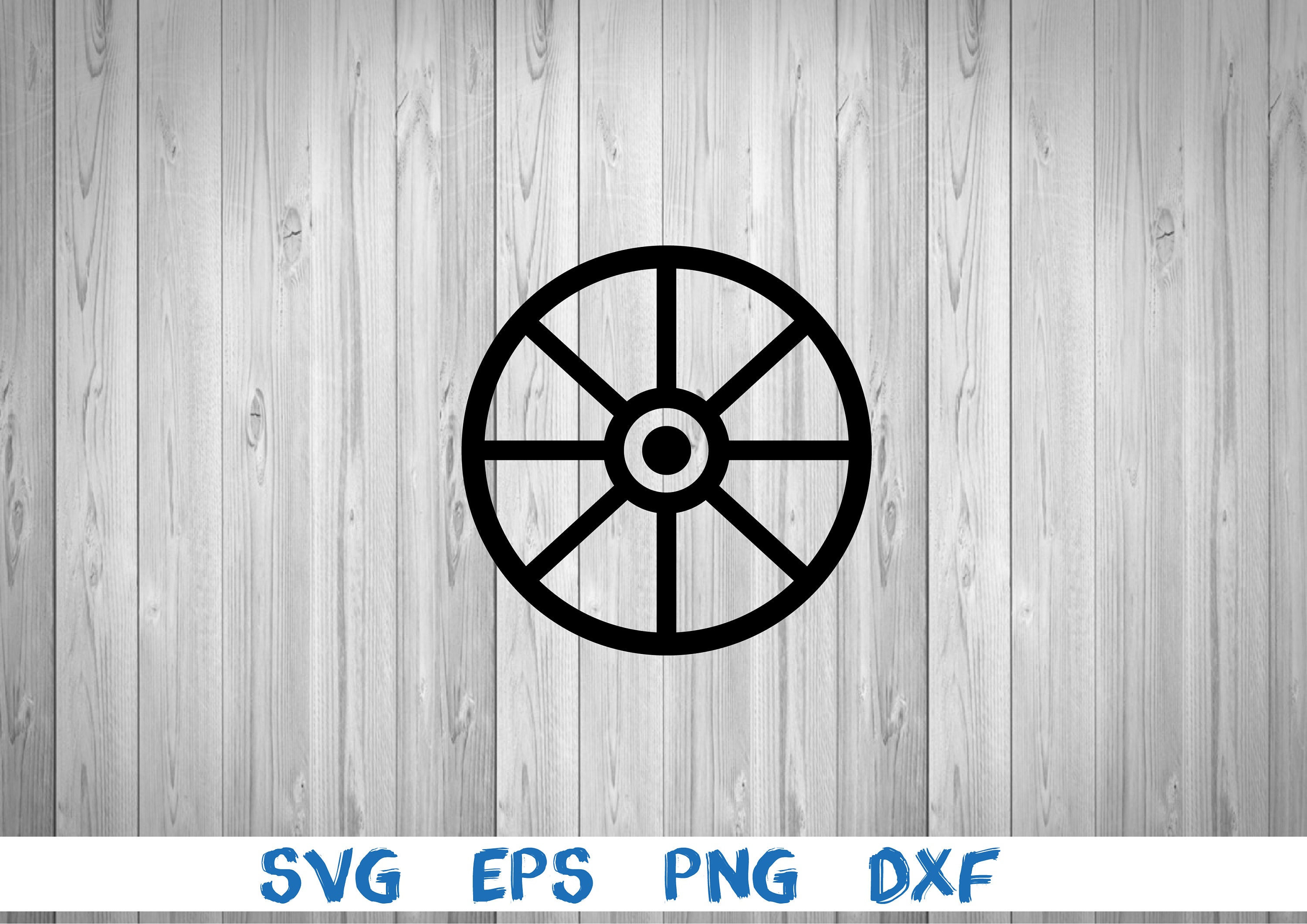 Wagon Wheel Silhouette Picture Svg Png Eps Dxf Digital Etsy