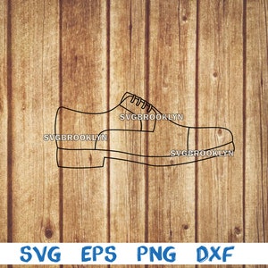 Men dress shoe, outline, classic shoe, man shoe, svg, png, eps, dxf, digital file