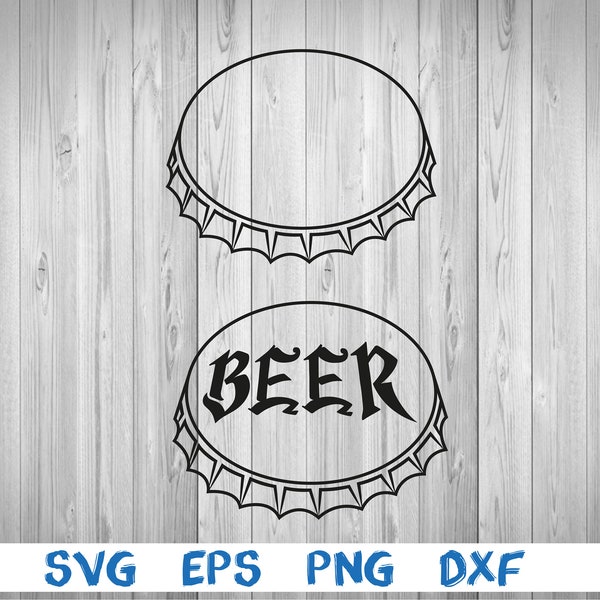 Bottle cap, beer bottle cap, svg, png, eps, dxf, digital download file