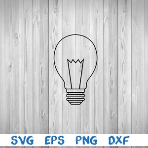 Lamp, outline, picture, svg, png, eps, dxf, digital download file