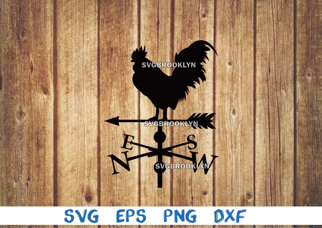 Weather Vane, Rooster Weather Vane, Rooster, Rooster Vane, Svg, Png