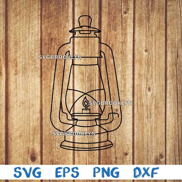 Old kerosene lamp, outline, kerosene lamp, camp lamp, camping, svg, png, eps, dxf, digital file