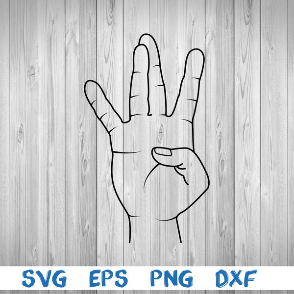 West coast hand sign, west side hand sign, finger sign, picture, svg, png, eps, dxf, digital download file