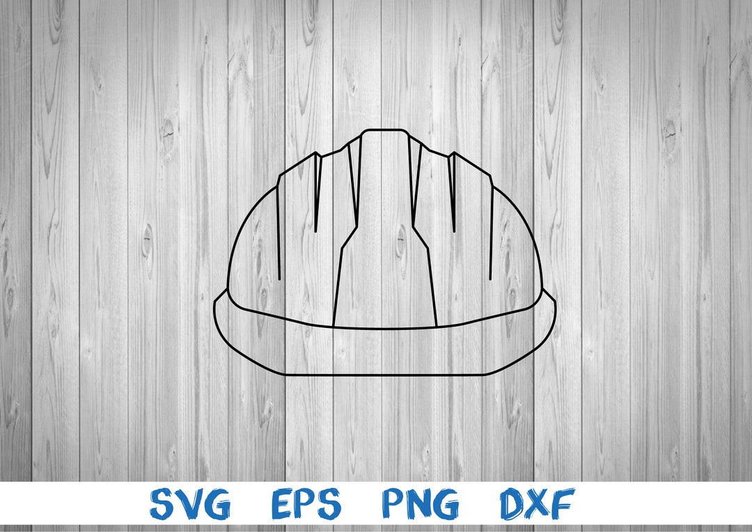 Worker Helmet, Outline, Worket Hat, Construction Hat, Silhouette ...