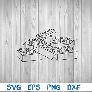 ビルディング ブロック、アウトライン、ビルディング ブロック、ブロック、シルエット、画像、SVG、PNG、EPS、DXF、デジタル ダウンロード ファイル