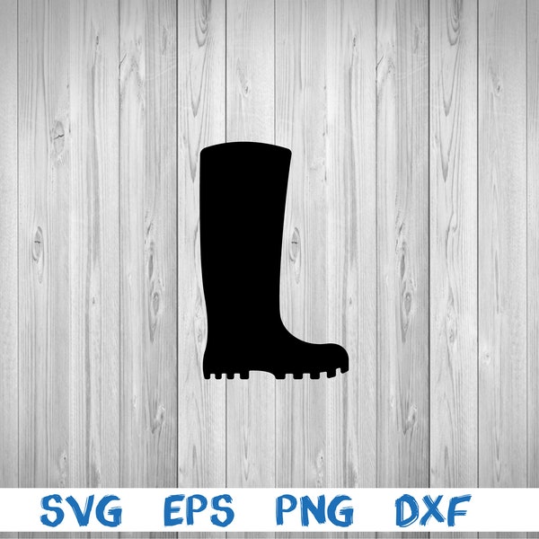 Fishing boots, hunting boots, silhouette, picture, svg, png, eps, dxf, digital file